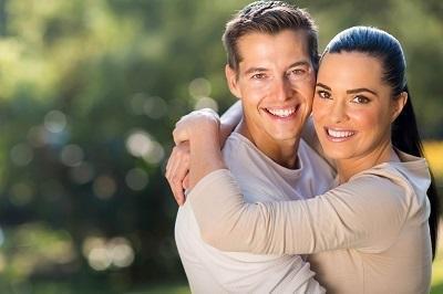 couple hugging | Dentist Red Deer County